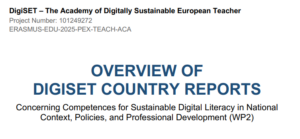 Overview of DigiSET Country Reports Concerning Competences for Sustainable Digital Literacy